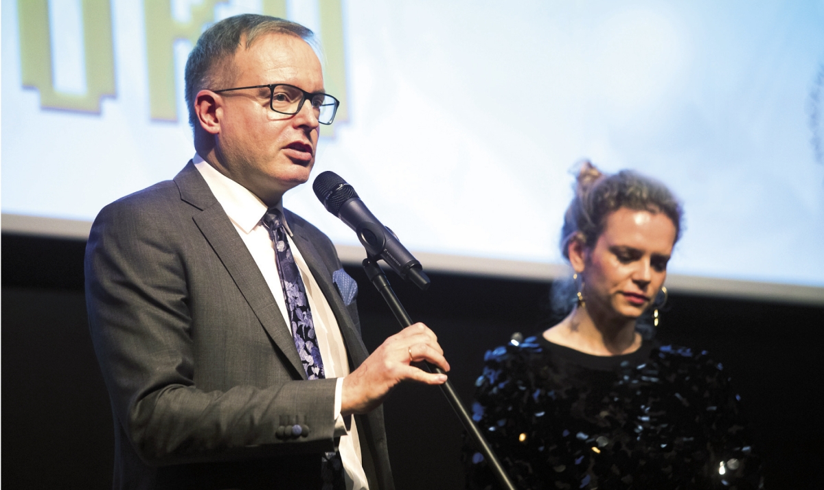 Tomasz Mencina – Burmistrz Dzielnicy Bielany i Magdalena Lerczak – Zastępca Burmistrza